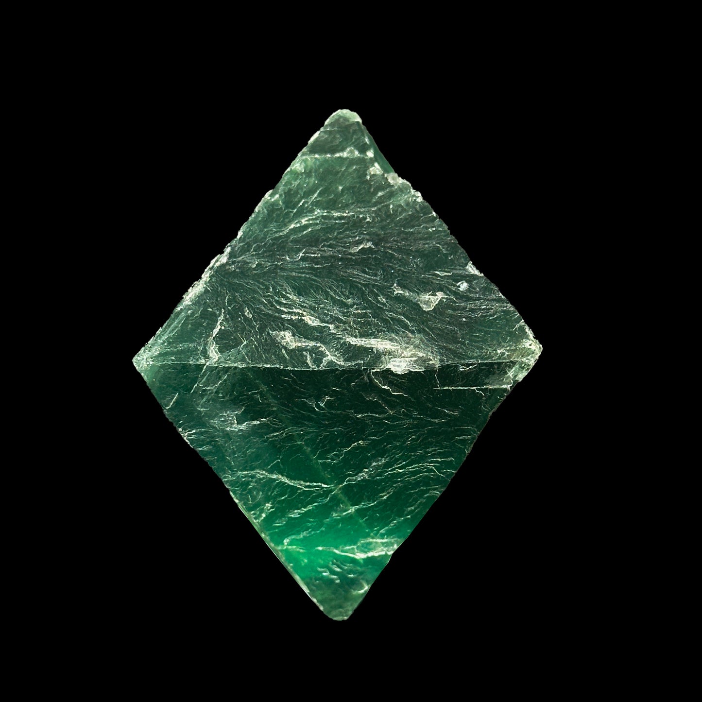 Octahedral Fluorite Natural (UV Reactive) Mineral Specimen. G #0367