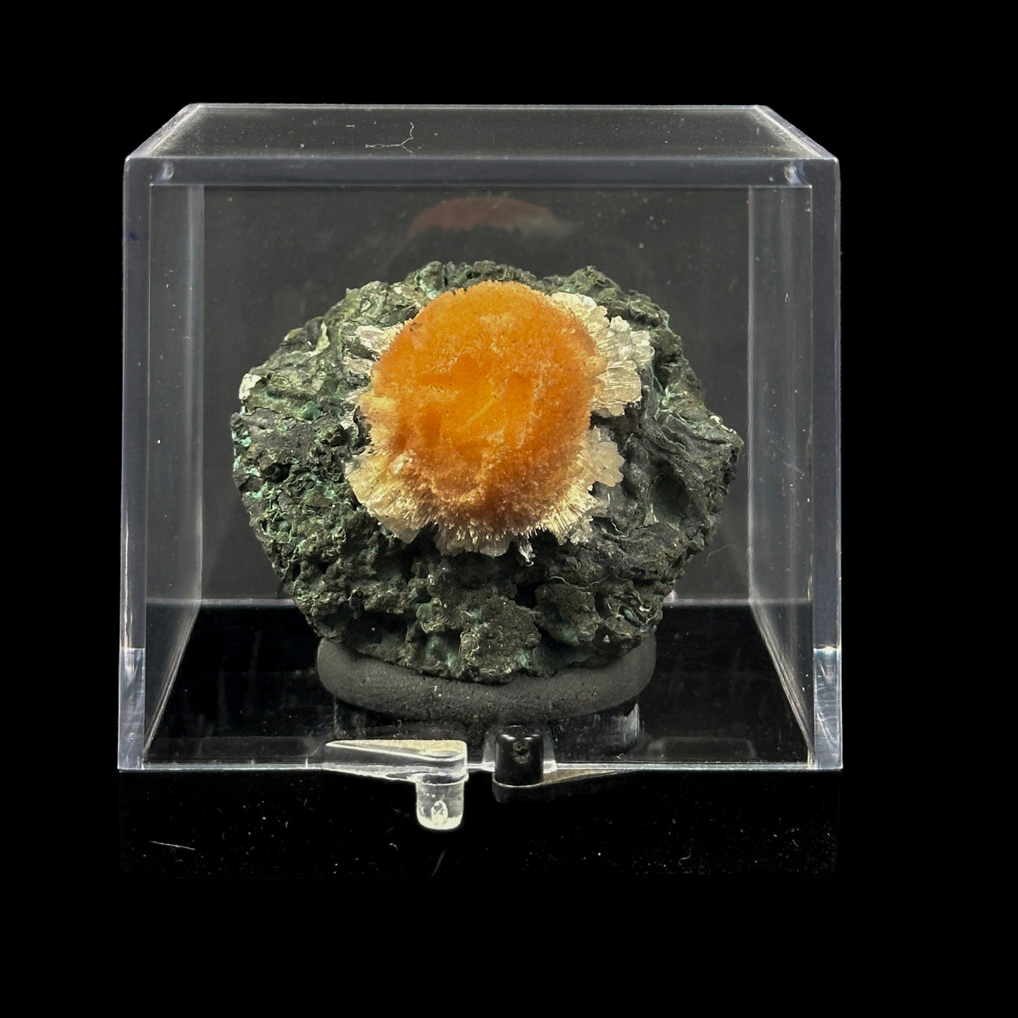 Thomsonite Orange Natural Mineral Specimen. G #0373