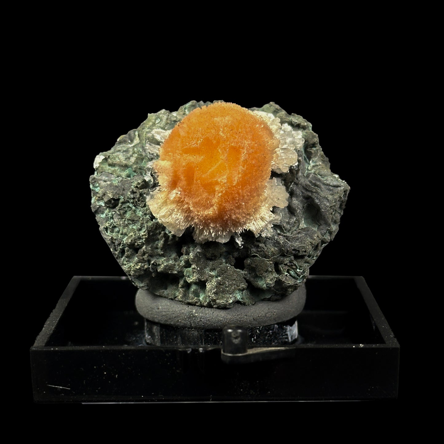 Thomsonite Orange Natural Mineral Specimen. G #0373