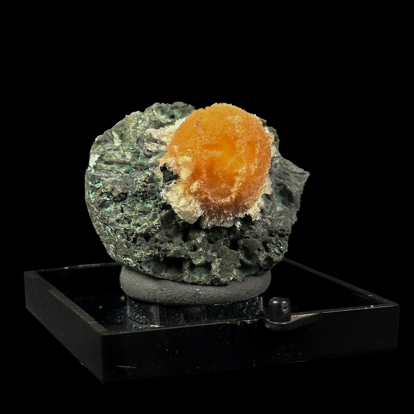 Thomsonite Orange Natural Mineral Specimen. G #0373