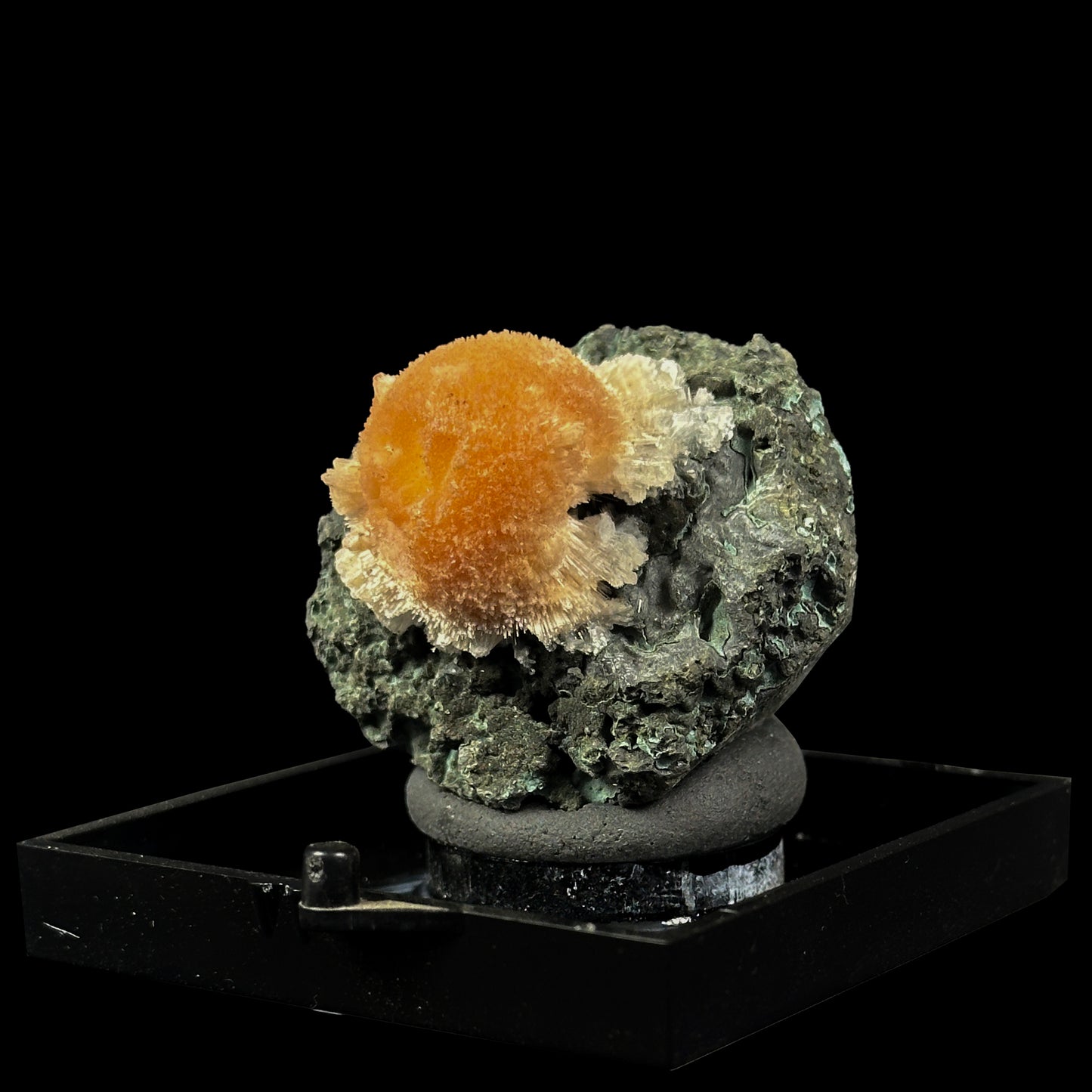 Thomsonite Orange Natural Mineral Specimen. G #0373