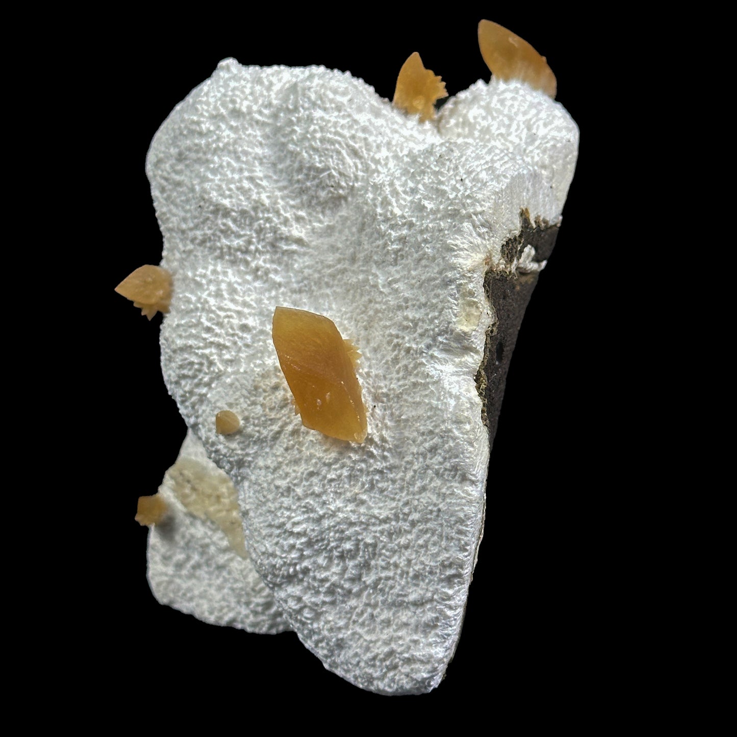 Calcite with Mordenite (UV Reactive) Natural Mineral Specimen. G #0390