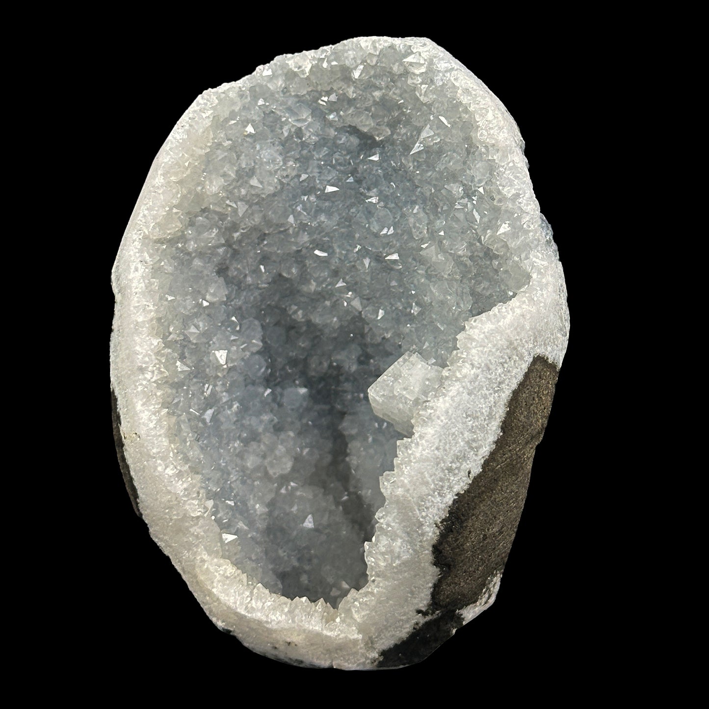 Chabazite With mm Quartz Natural Mineral Specimen. G #0396