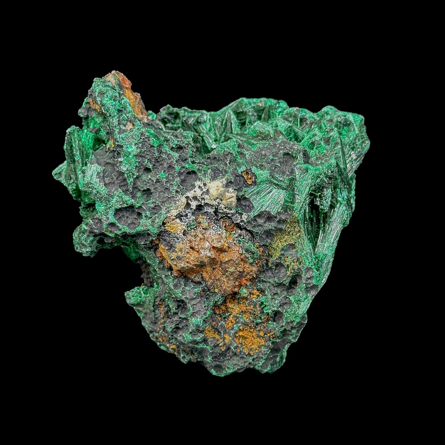 Malachite Cluster Natural Mineral Specimen. G #0419