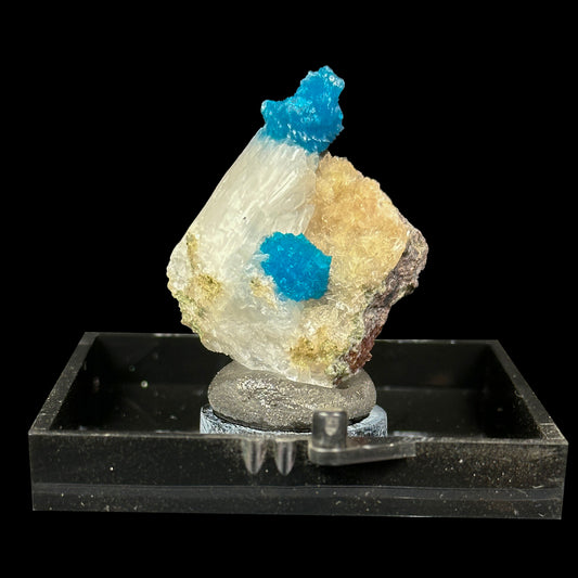 Cavansite With Stilbite And Heulandite Natural Mineral Specimen. G #0418