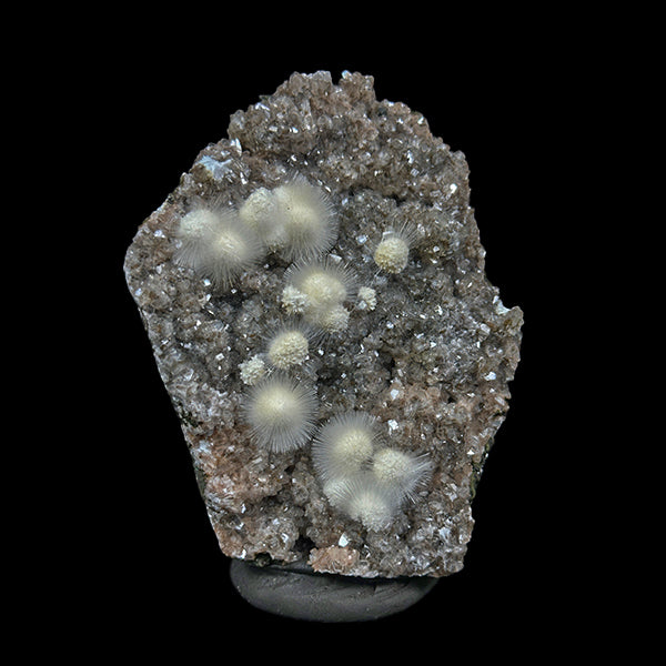 White Mesolite With Okenite And Clinoptilolite Natural Mineral Specimen. G #0429