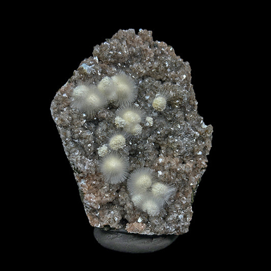 White Mesolite With Okenite And Clinoptilolite Natural Mineral Specimen. G #0429