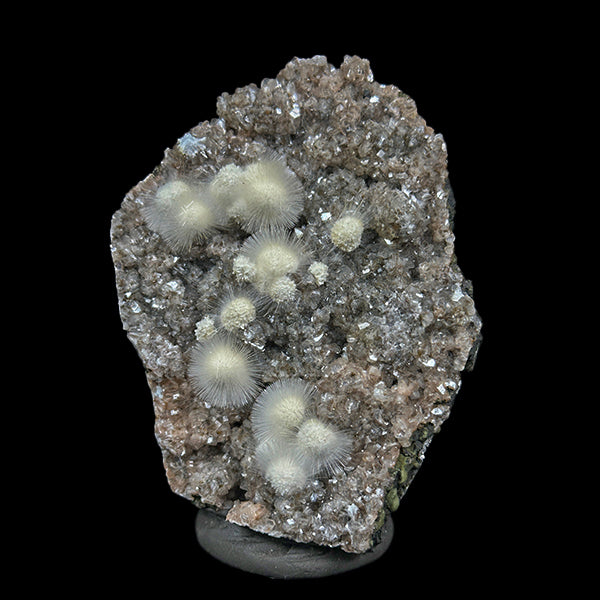 White Mesolite With Okenite And Clinoptilolite Natural Mineral Specimen. G #0429
