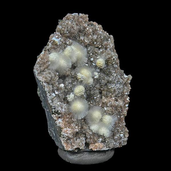 White Mesolite With Okenite And Clinoptilolite Natural Mineral Specimen. G #0429