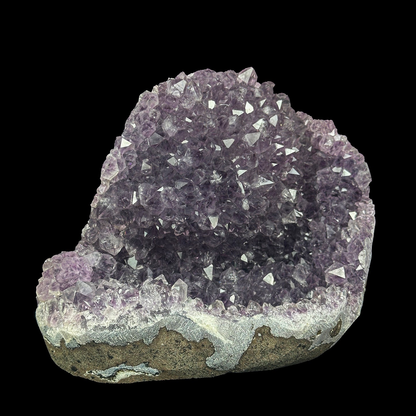 Dark Purple Amethyst Natural Mineral Specimen. G #0436