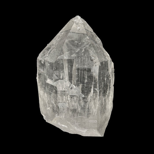 Clear Quartz With Anatase Natural Mineral Specimen. G #0445