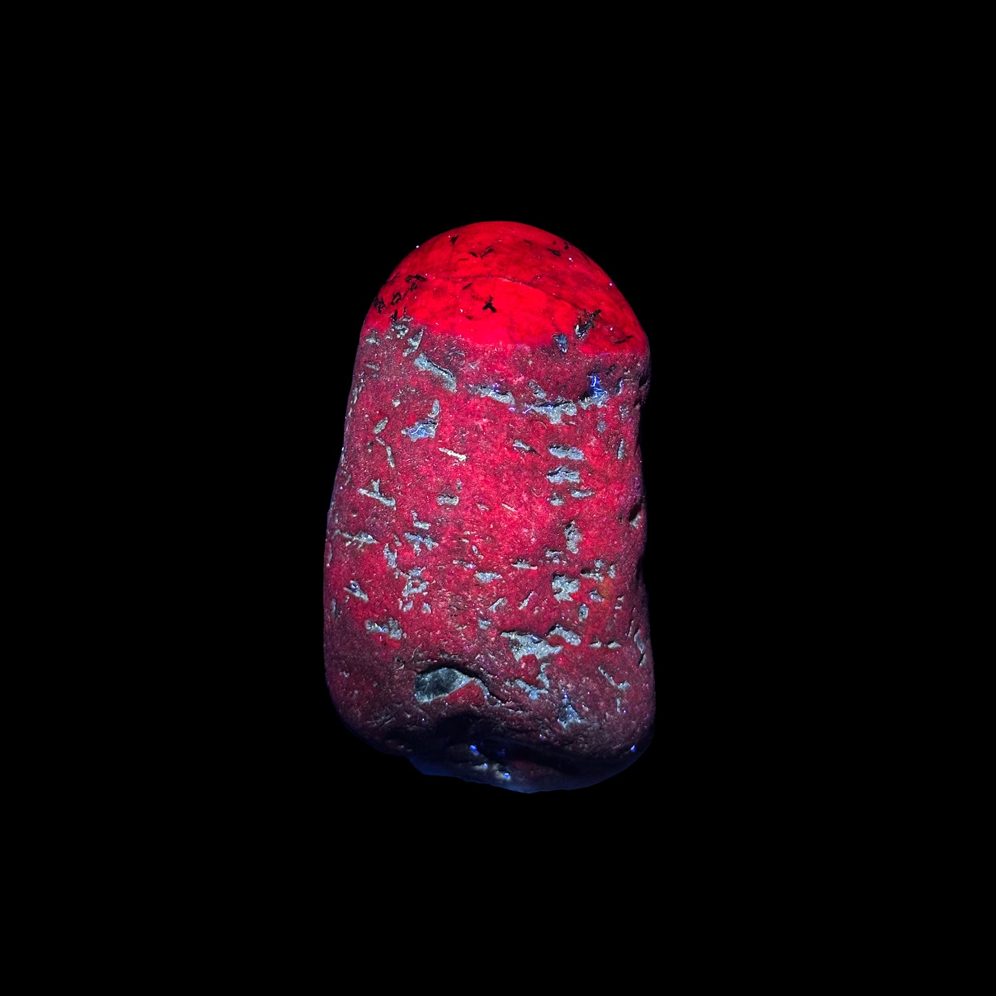 Bullet Ruby (UV Reactive) Natural Mineral Specimen. G #0434