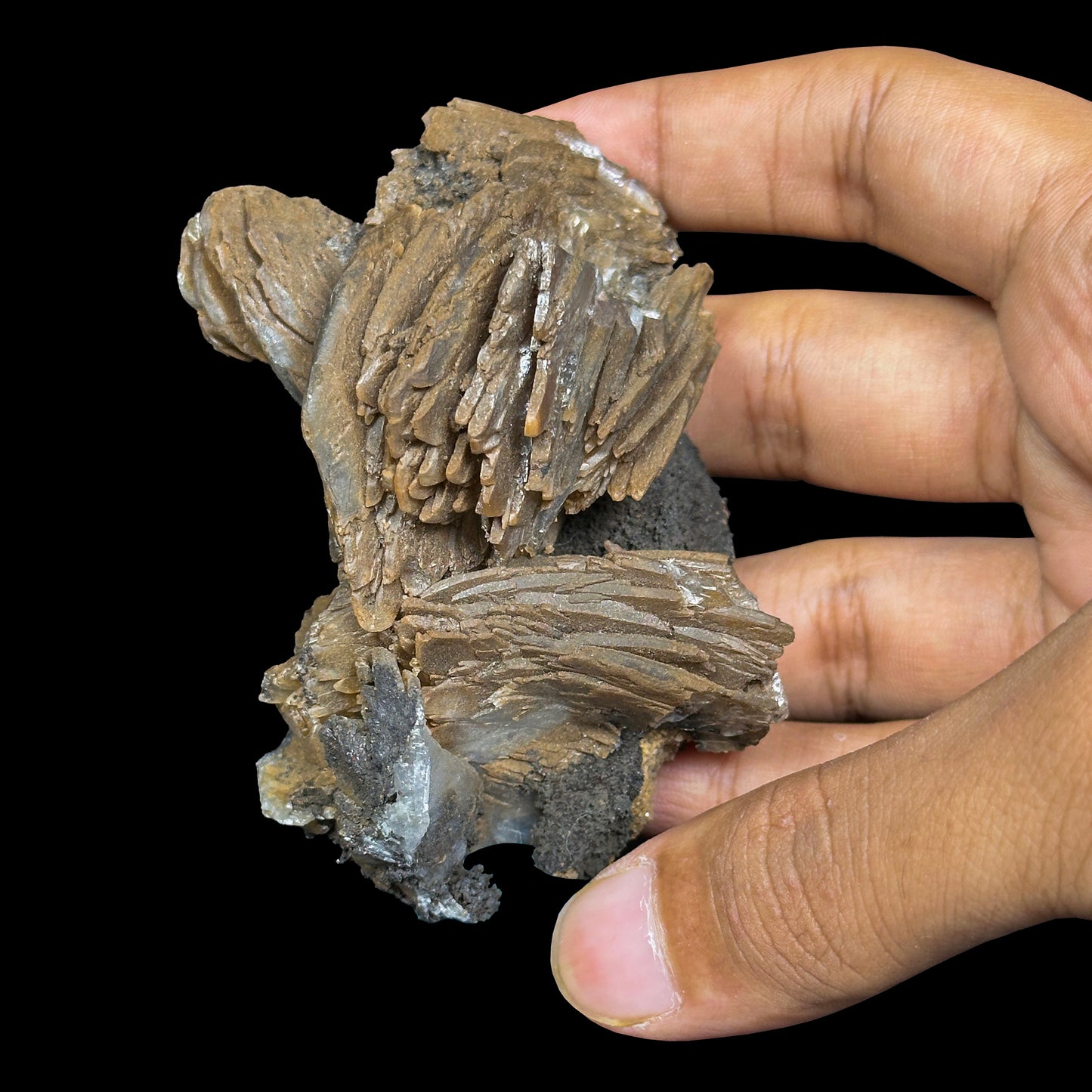 Barite With Hematite Natural Mineral Specimen. G #0458