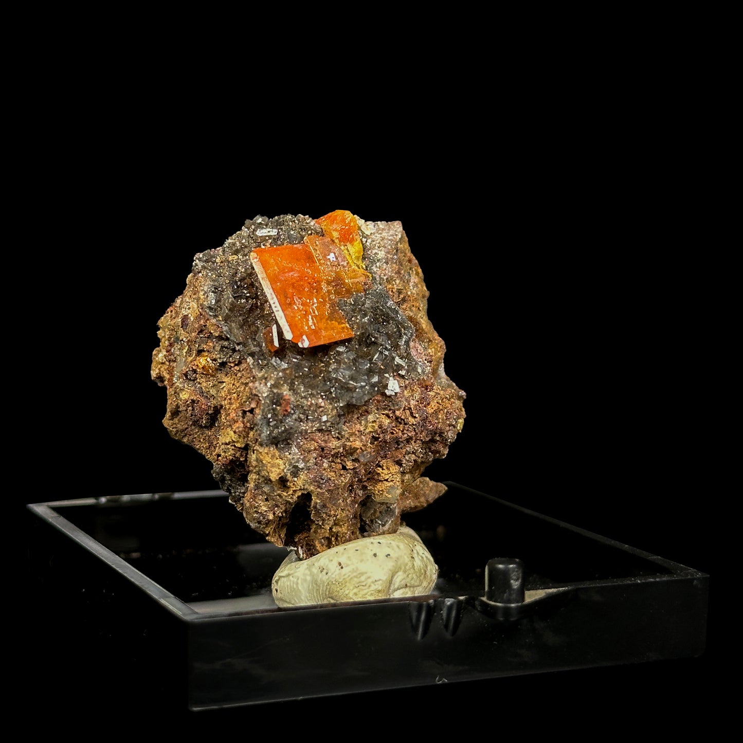 Rare Orange Wulfenite Natural Mineral Speciman G #0469