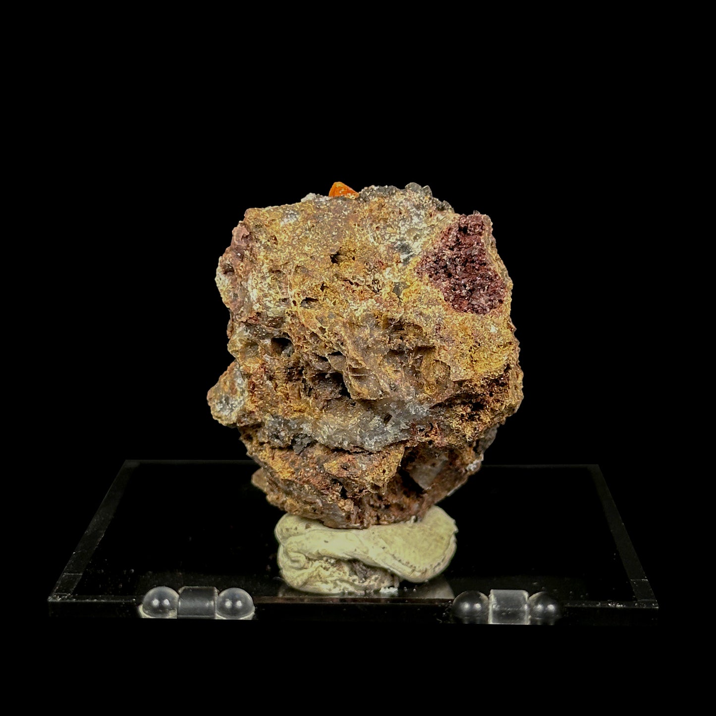 Rare Orange Wulfenite Natural Mineral Speciman G #0469