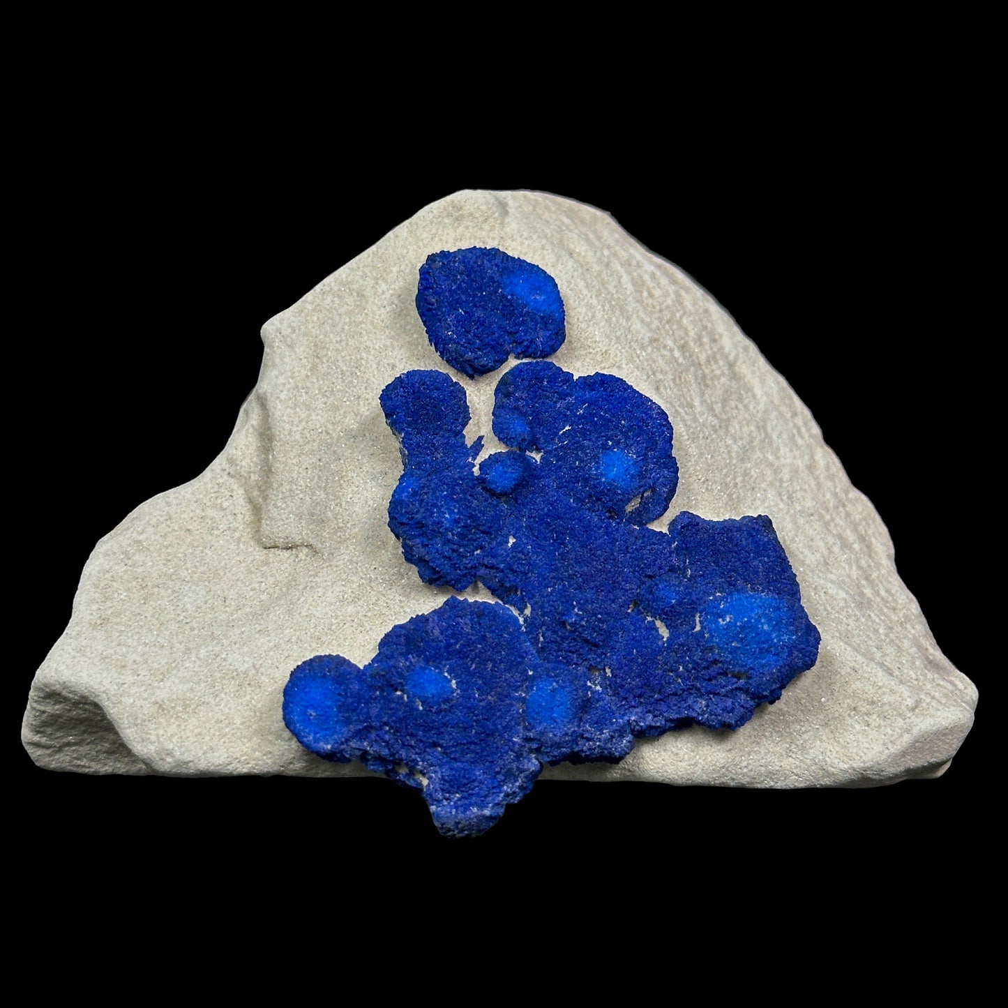 Azurite On matrix Natural Mineral Specimen. G #0468