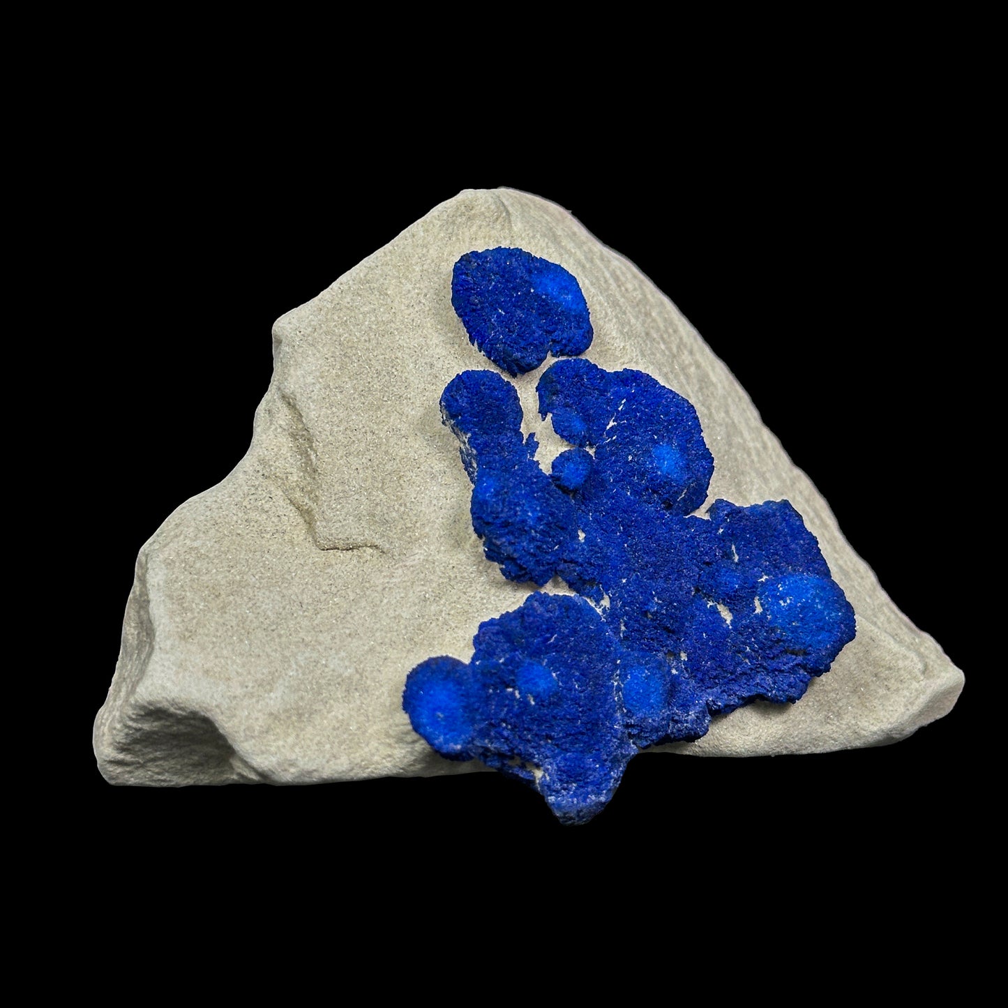 Azurite On matrix Natural Mineral Specimen. G #0468