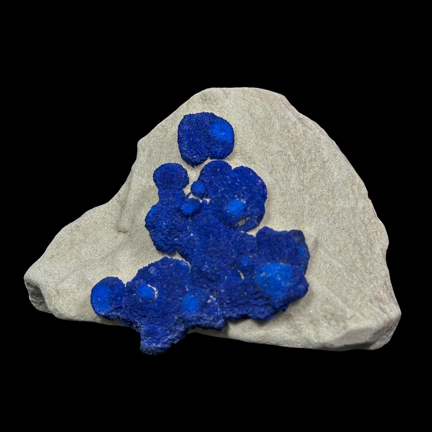 Azurite On matrix Natural Mineral Specimen. G #0468