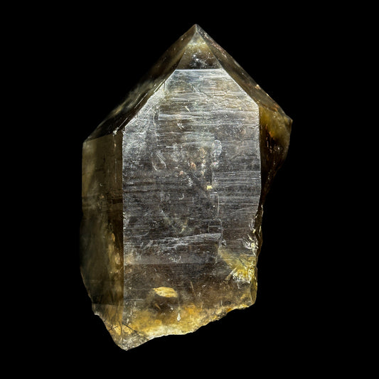  Smoky Quartz With Black Turmaline Natural Mineral Specimen #0460