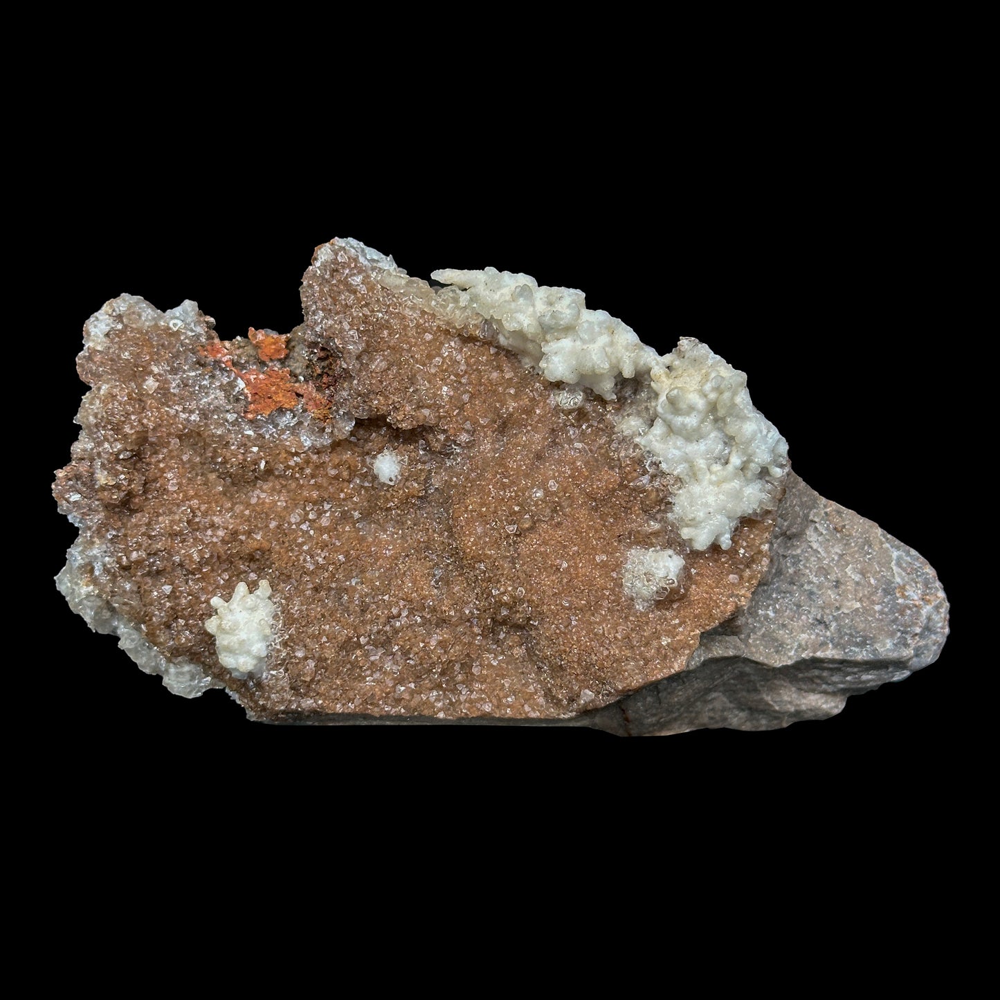 Rare Calcite with Adamite and Rossesite (UV Reactive) Natural Mineral Specimen. G #0463