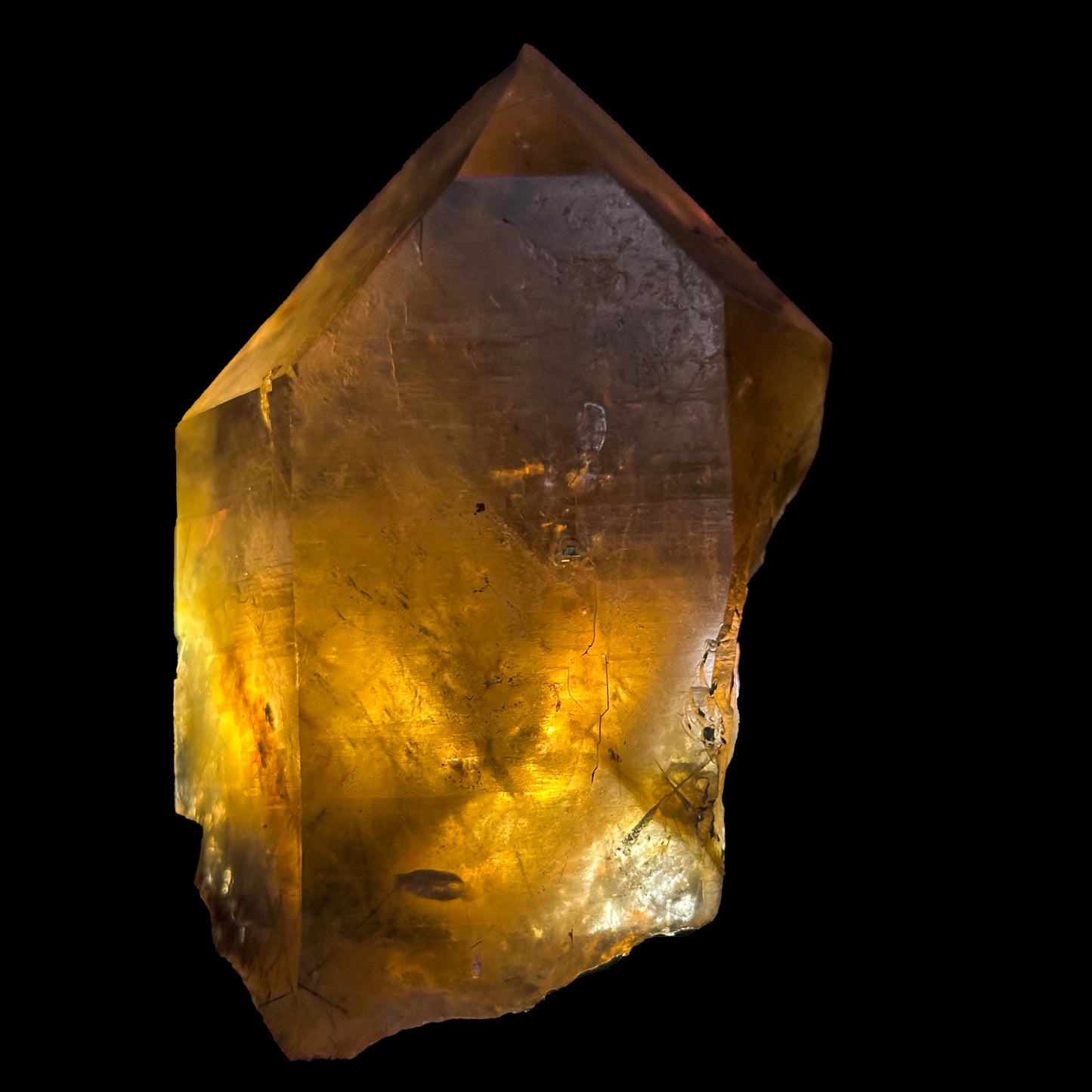Smoky Quartz With Black Tourmaline Natural Mineral Specimen #0460