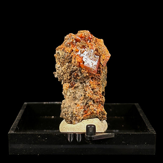 Rare Orange Wulfenite Natural Mineral Speciman G #0487