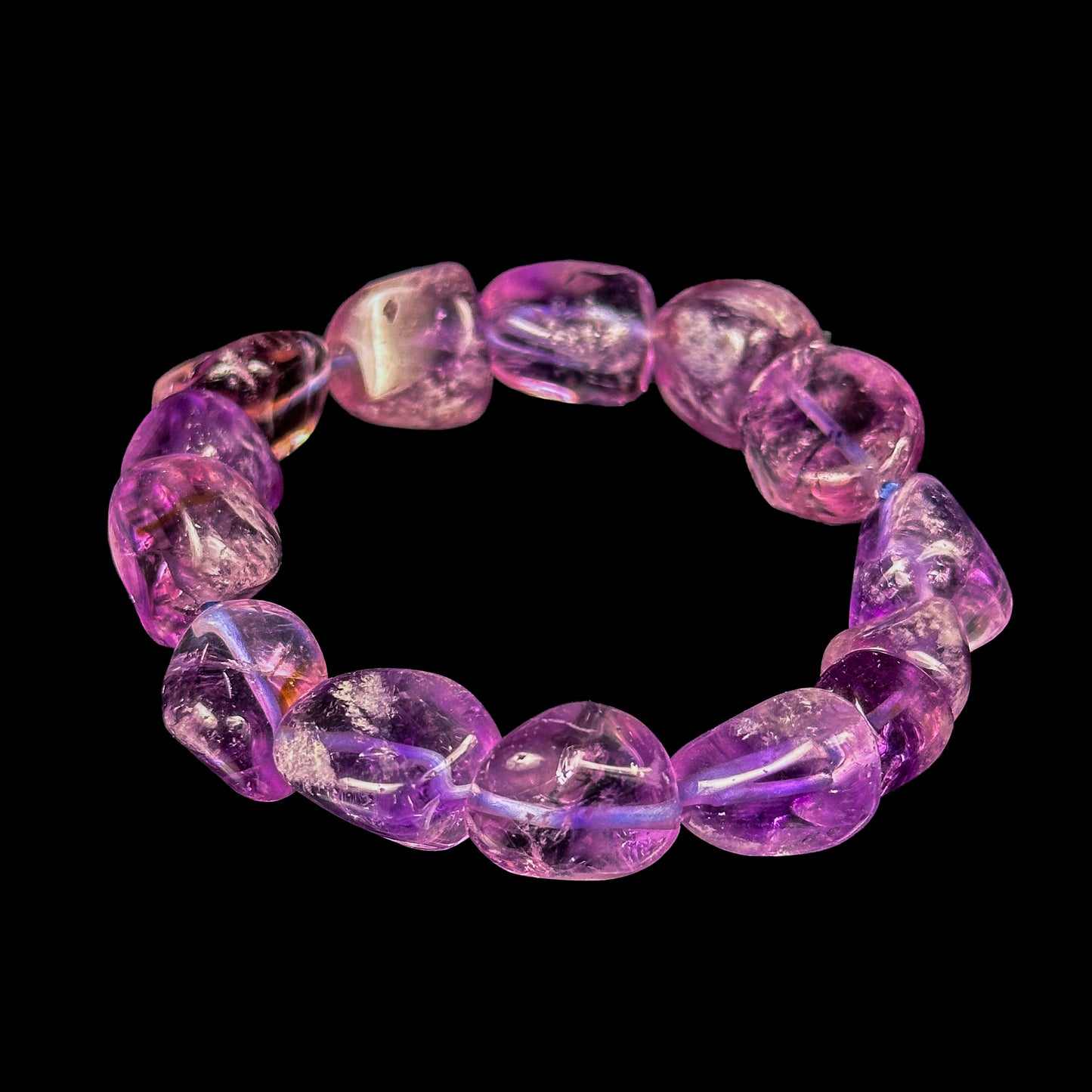 Amethyst Bracelet Free Form.