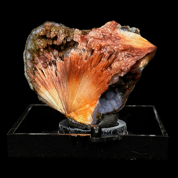 Scolecite With Chalcedony Natural Minaral Specimen G #0504