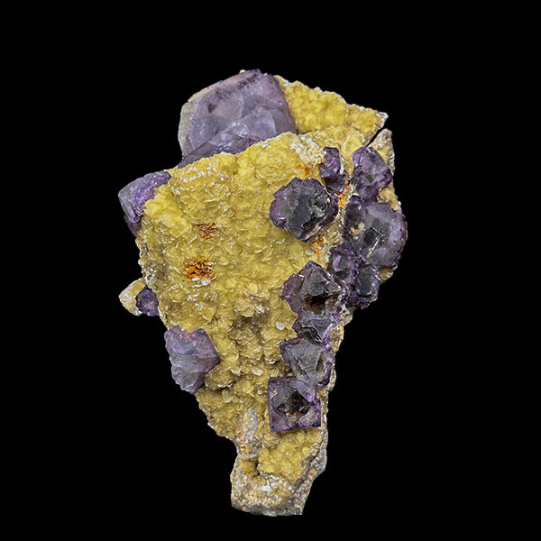 Fluorite With Adamite Natural Mineral Specimen. G #0502