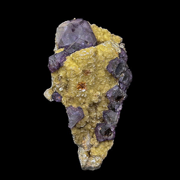 Fluorite With Adamite Natural Mineral Specimen. G #0502