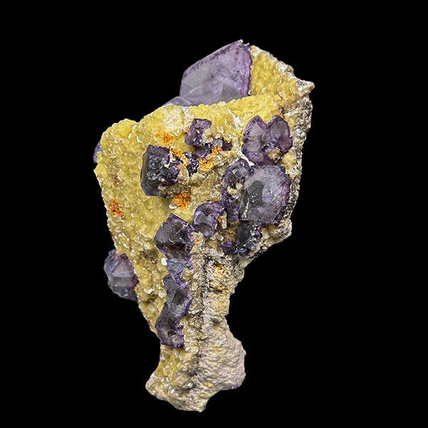 Fluorite With Adamite Natural Mineral Specimen. G #0502