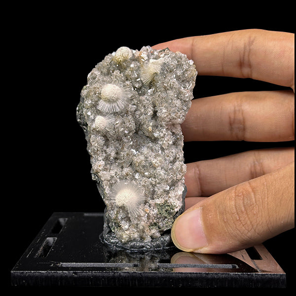 Okenite With Mesolite and Heulandite Natural Mineral Specimen. G #0553