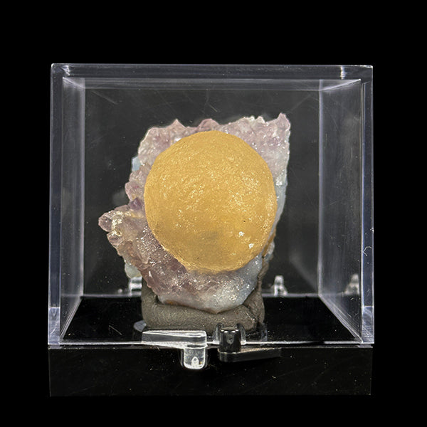 Fluorite With Amethyst (UV Reactive) Natural Mineral Specimen. G #0537