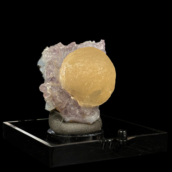 Fluorite With Amethyst (UV Reactive) Natural Mineral Specimen. G #0537