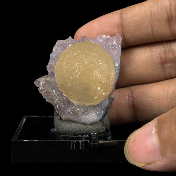 Fluorite With Amethyst (UV Reactive) Natural Mineral Specimen. G #0537