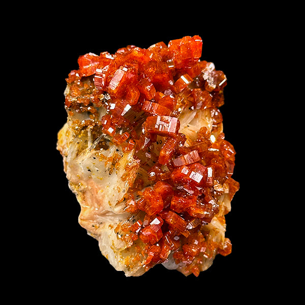 Dark Red Vanadinite Cluster Natural Mineral Specimen. G #0535