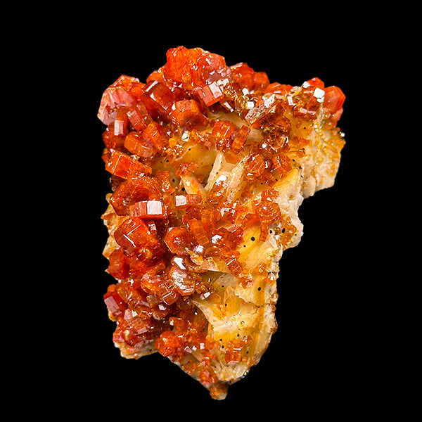 Dark Red Vanadinite Cluster Natural Mineral Specimen. G #0535