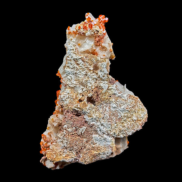 Vanadinite on Barite Natural Mineral Specimen G #0544