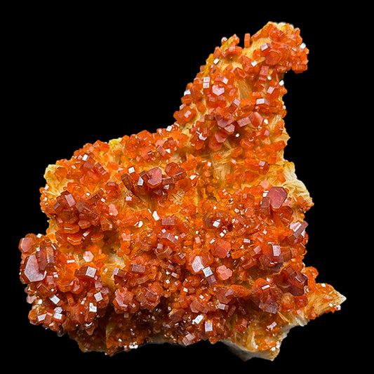 Vanadinite on Barite Natural Mineral Specimen G #0560