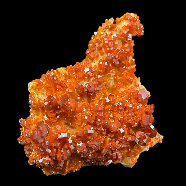 Vanadinite on Barite Natural Mineral Specimen G #0560