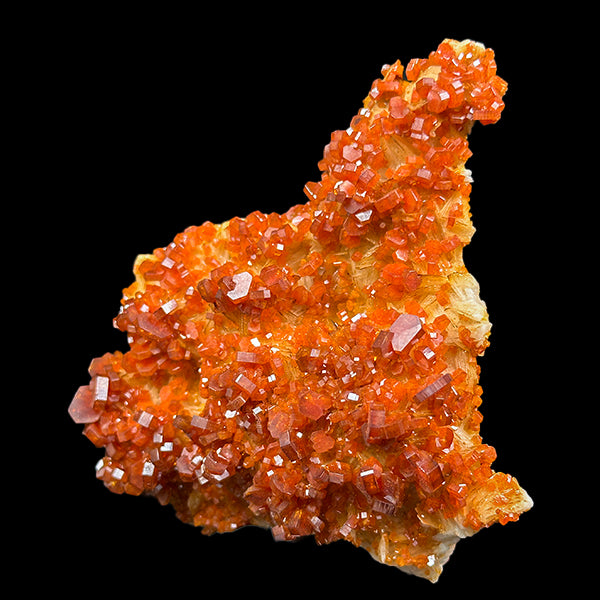 Vanadinite on Barite Natural Mineral Specimen G #0560
