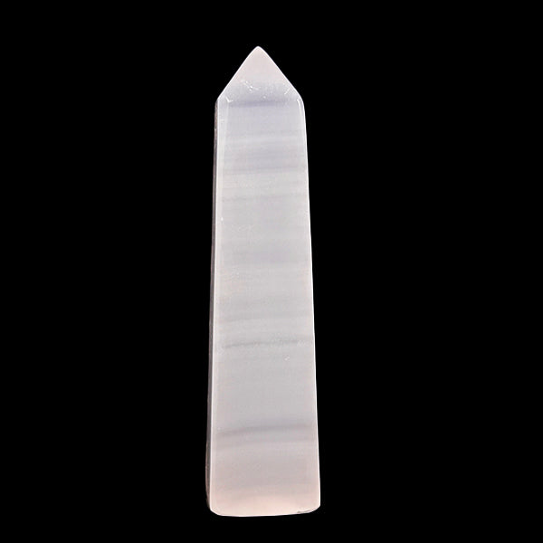 Polished Calcite Tower (UV Reactive) Natural Mineral Specimen G #0563