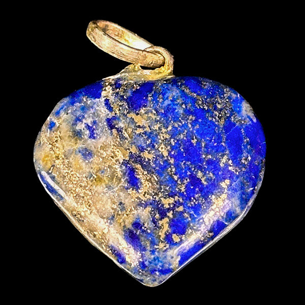 Lapis Lazuli Heart Shaped Pendent Natural Crystal Pendant
