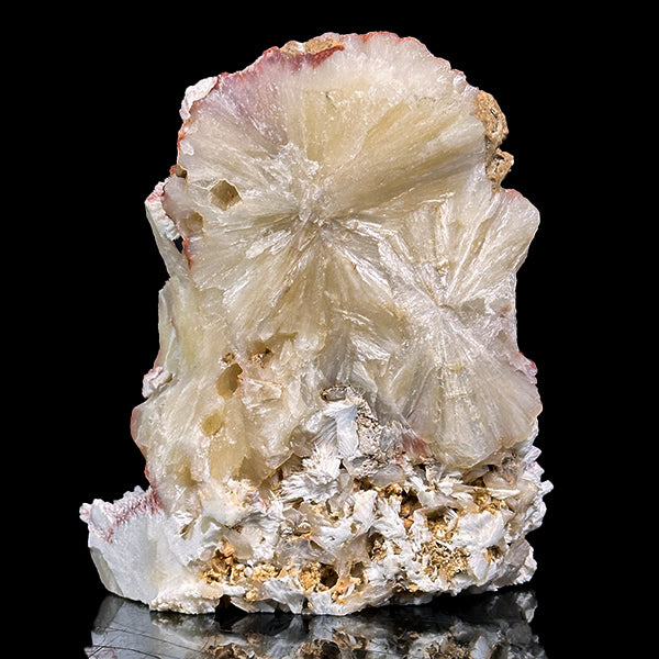 Pink Mordenite With Calcite (UV Reactive) Natural Mineral Specimen G #0571