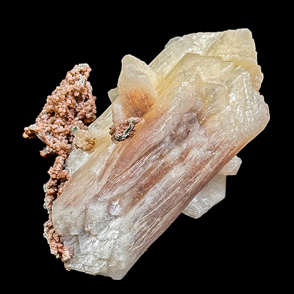 Hematite Phantom Stilbite With Chalcedony Natural Mineral Specimen G #0572