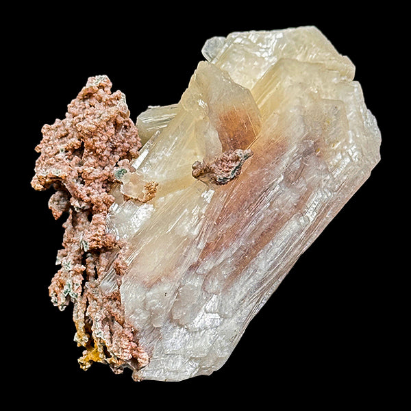 Hematite Phantom Stilbite With Chalcedony Natural Mineral Specimen G #0572