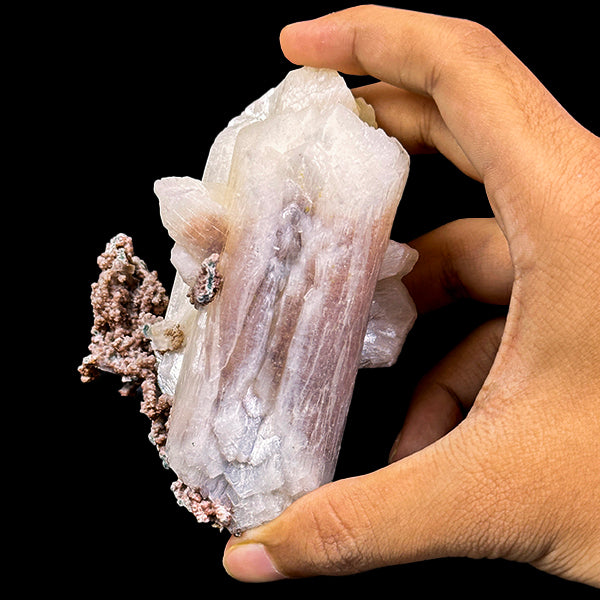 Hematite Phantom Stilbite With Chalcedony Natural Mineral Specimen G #0572