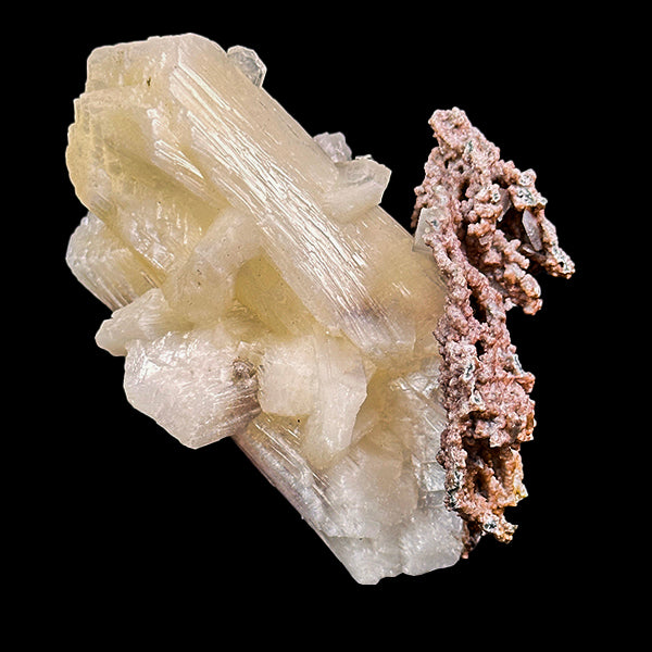 Hematite Phantom Stilbite With Chalcedony Natural Mineral Specimen G #0572