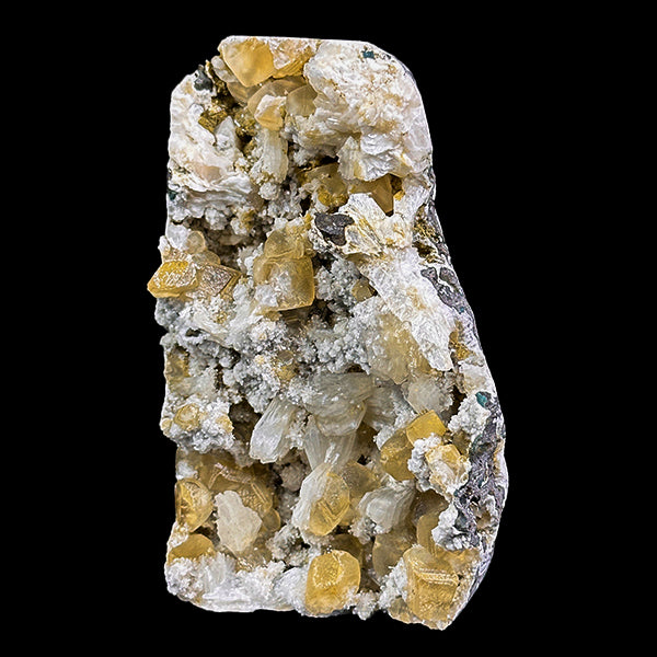Calcite With Heulandite And Stilbite Natural Mineral Specimen G #0567