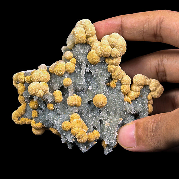Gyrolite Coated With Chalcedony Natural Mineral Specimen G #0568